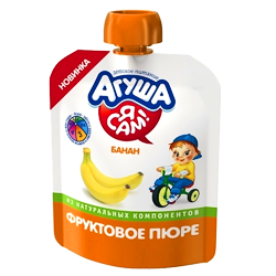 Пюре Агуша я сам банан