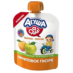 Пюре Агуша Я сам Яблоко-персик