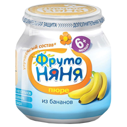 Пюре Фрутоняня из бананов 100 гр