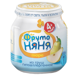 Пюре Фрутоняня из груш 100 гр