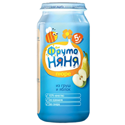 Пюре ФрутоНяня из груш и яблок Пюре ФрутоНяня из груш и яблок