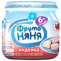 Пюре Фрутоняня индейка