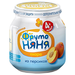 Пюре Фрутоняня персик 