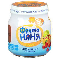 Пюре Фрутоняня витаминный салатик