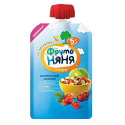 Пюре Фрутоняня витаминый салатик