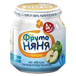 Пюре Фрутоняня яблочное 100 г