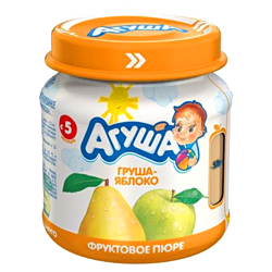 Пюре Агуша Груша-яблоко